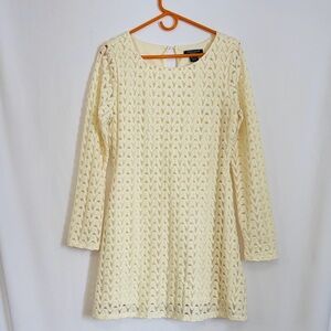 Streetwear Society Cream Long Sleeve Dress 👗